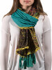 Peacock Cotton Scarf by H2Z - Destination Bags and Scarves - 