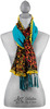 Peacock Cotton Scarf by H2Z - Destination Bags and Scarves - Hanger