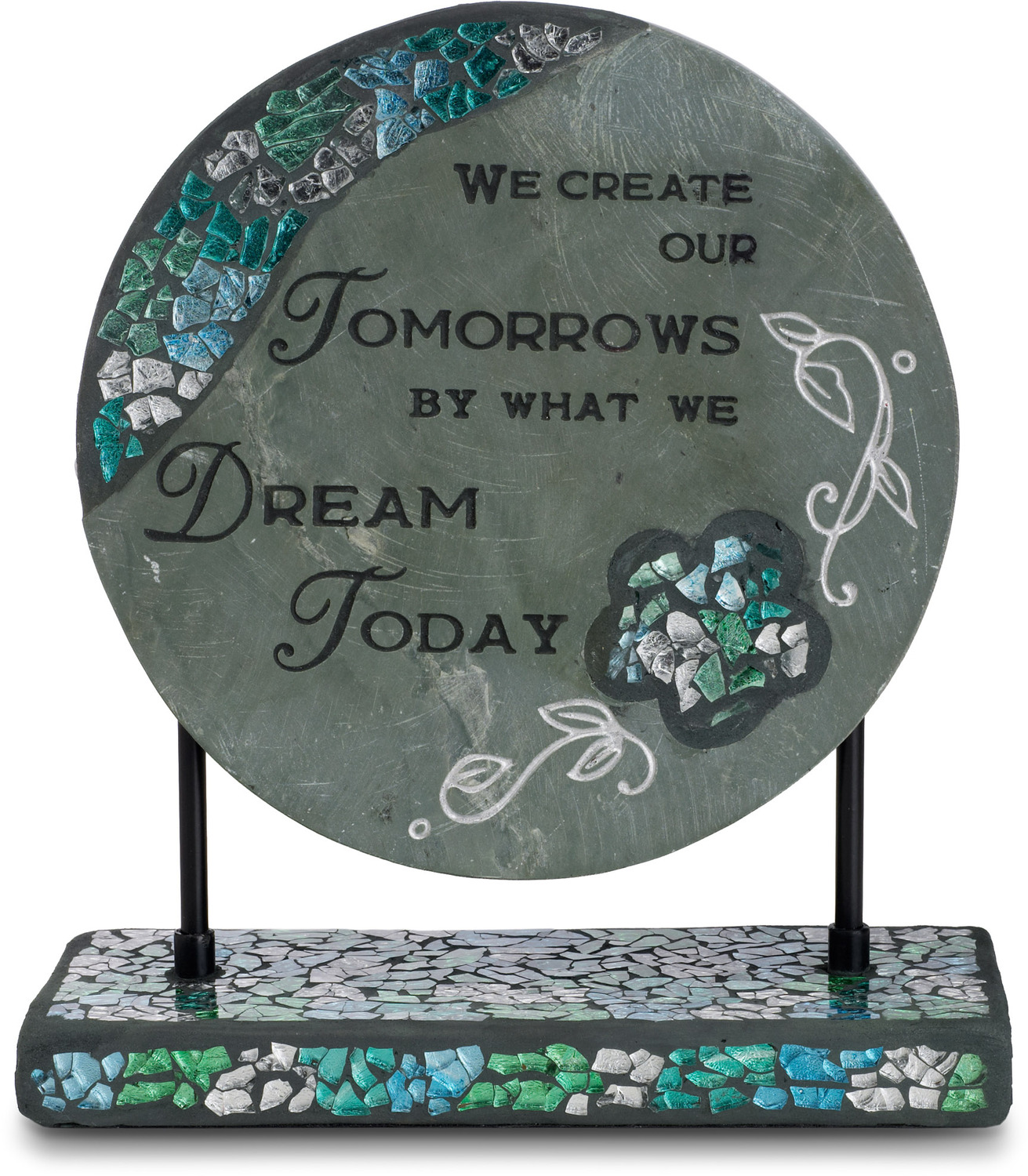 Dream by Fragments - Dream - 8"Slate Plaque with Mosaic Base