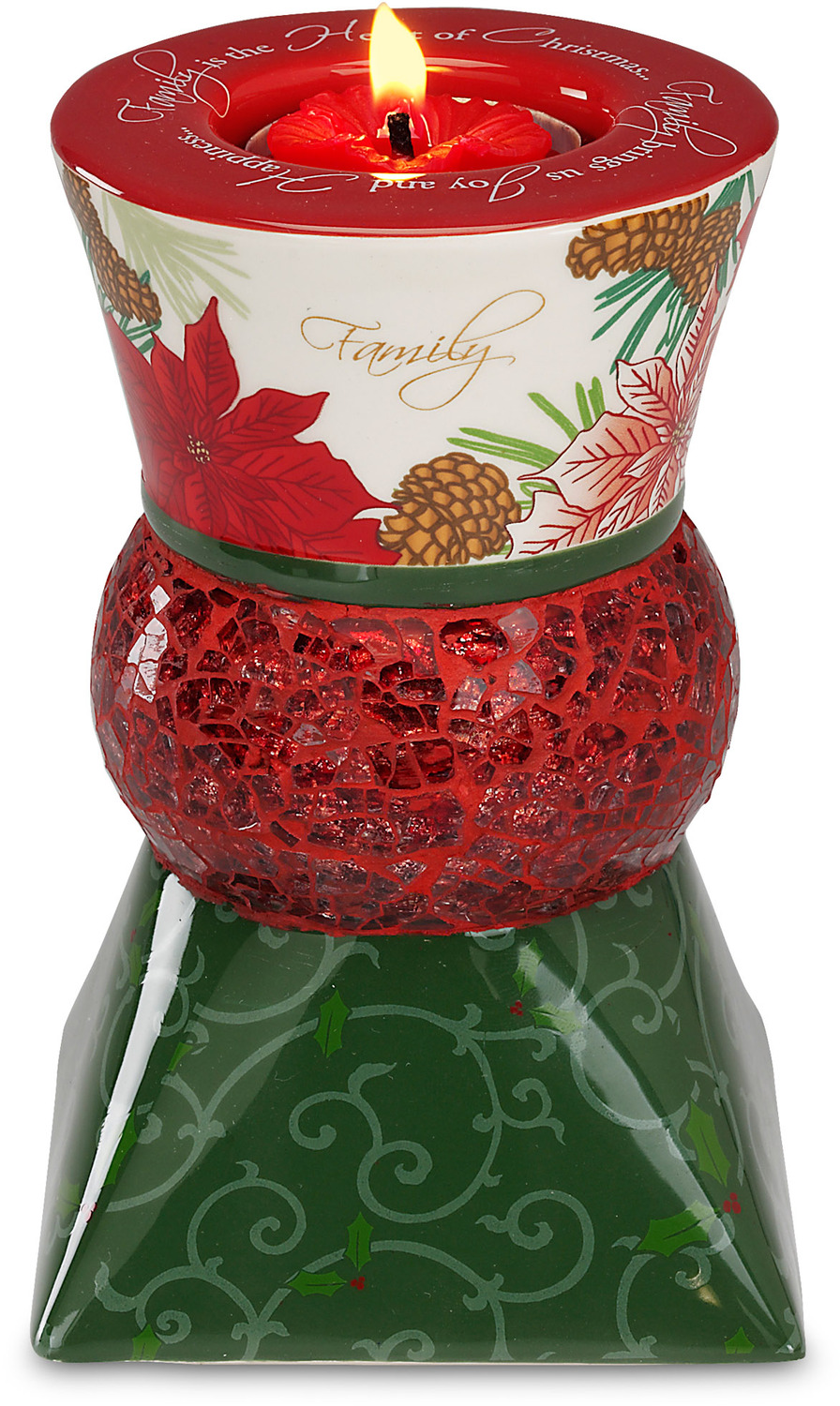 Family by UpWords - Family - 5.5" Holiday TeaLight Holder