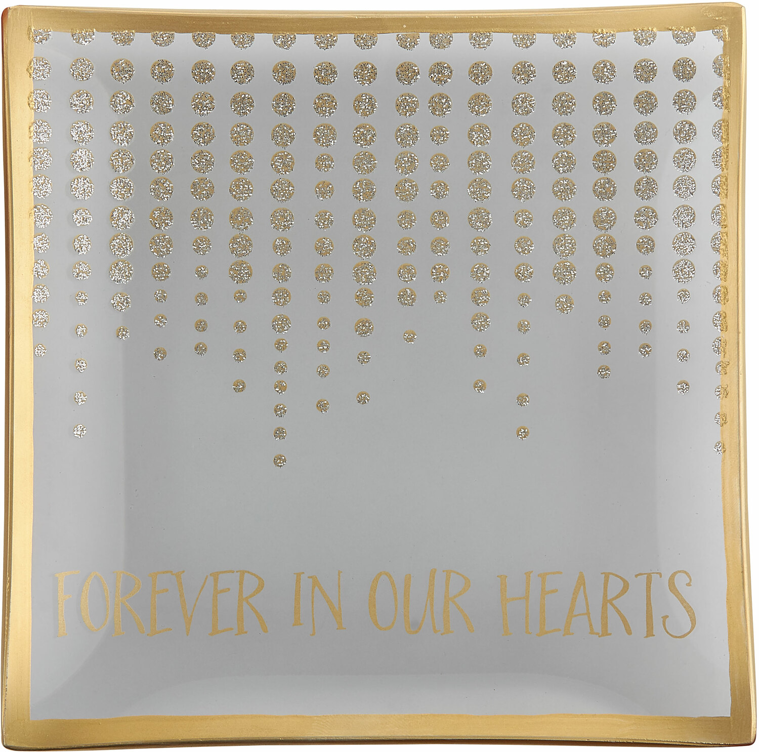 Forever in our Hearts by Candle Decor - Forever in our Hearts - Square Plate