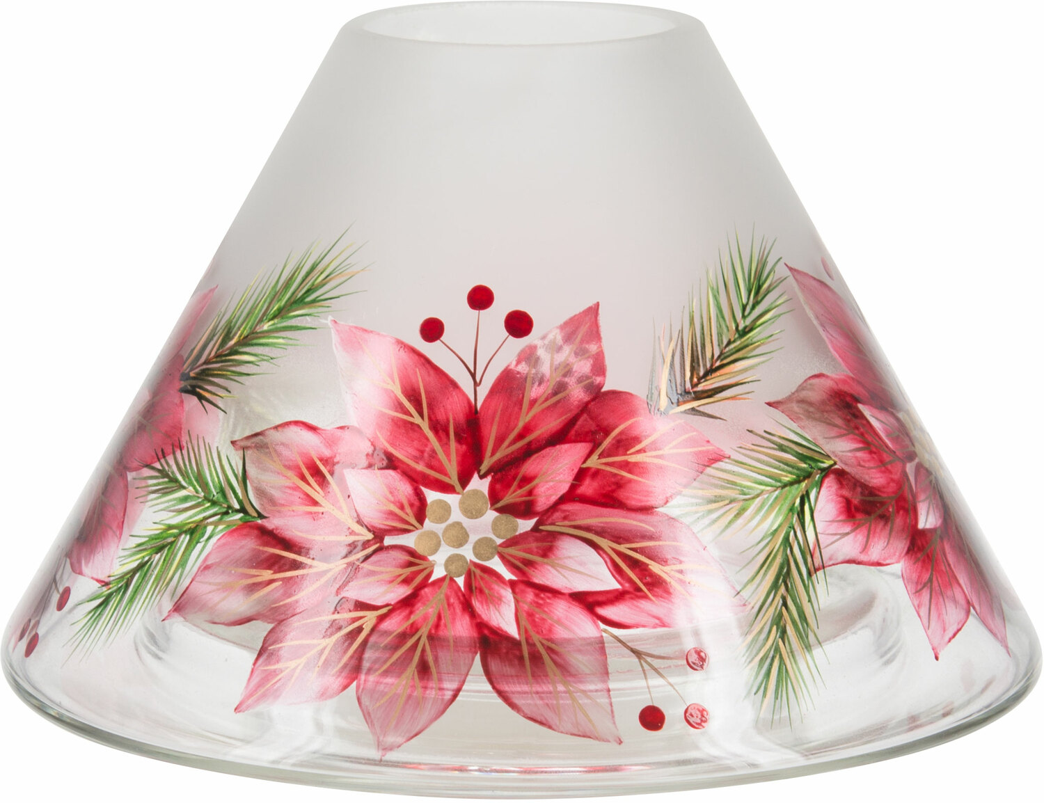 Poinsettia by Candle Decor - Poinsettia - Large Candle Shade