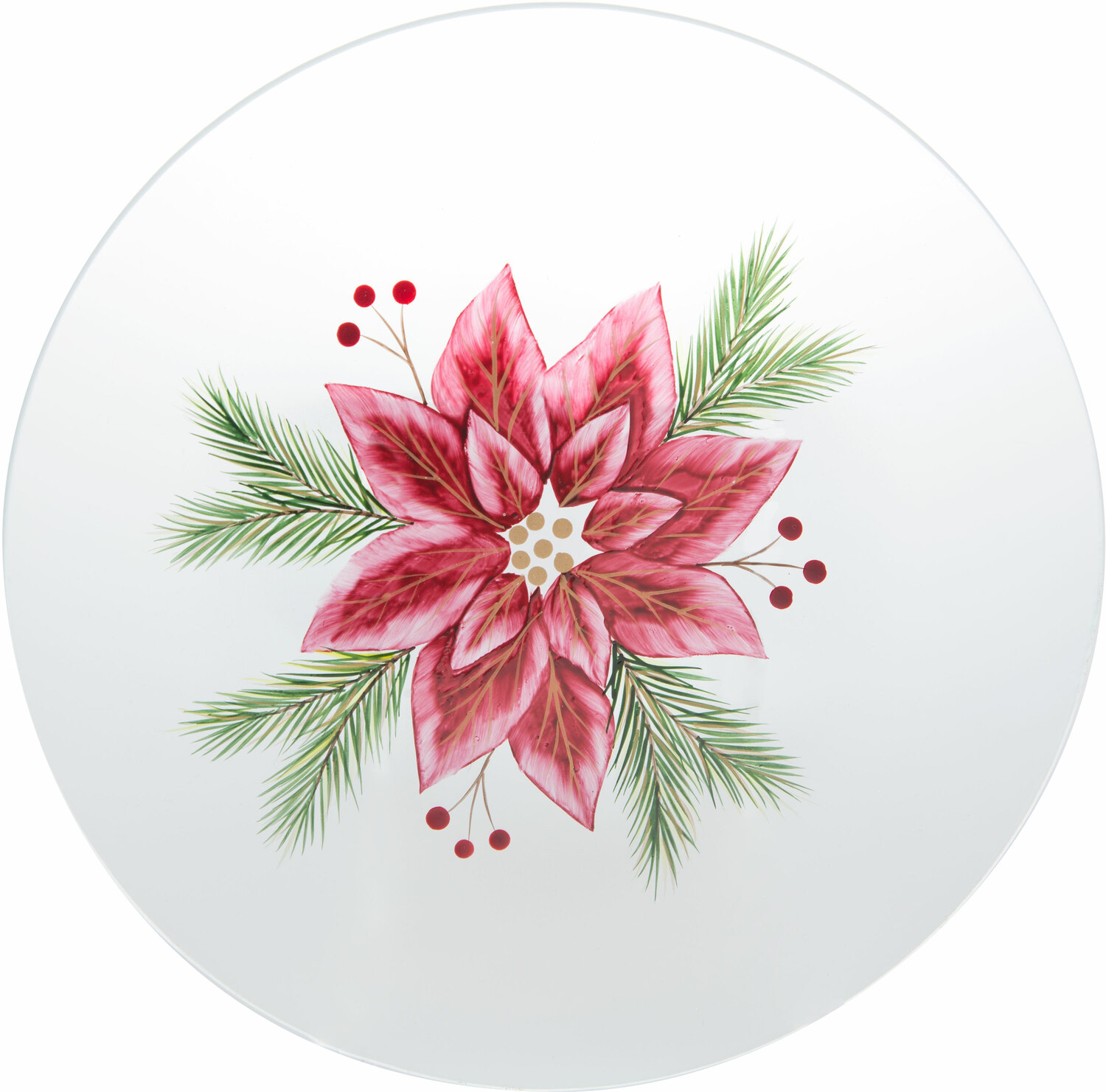 Poinsettia by Candle Decor - Poinsettia - Candle Tray