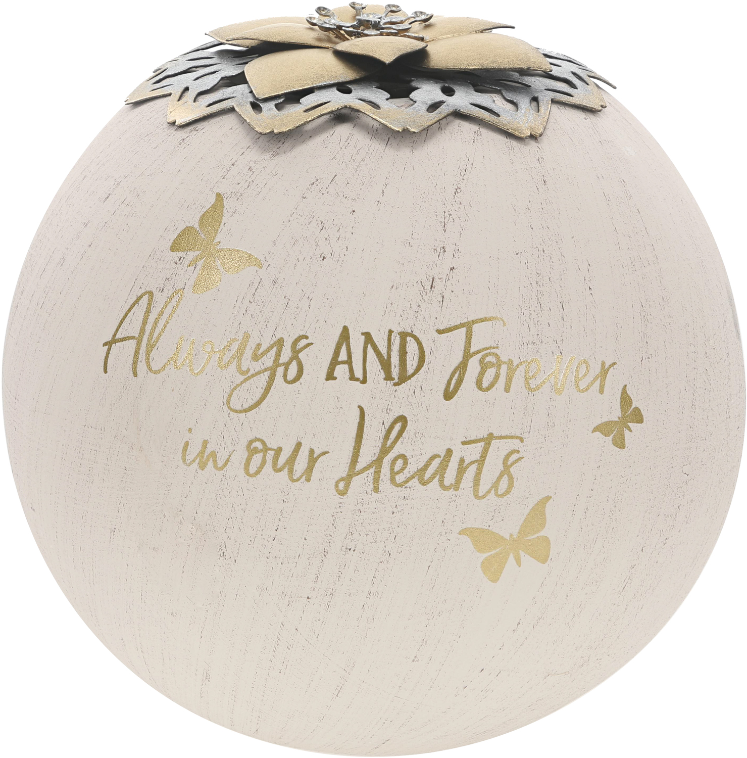 Always & Forever by Forever in our Hearts - Always & Forever - 5" Round Tealight Candle Holder