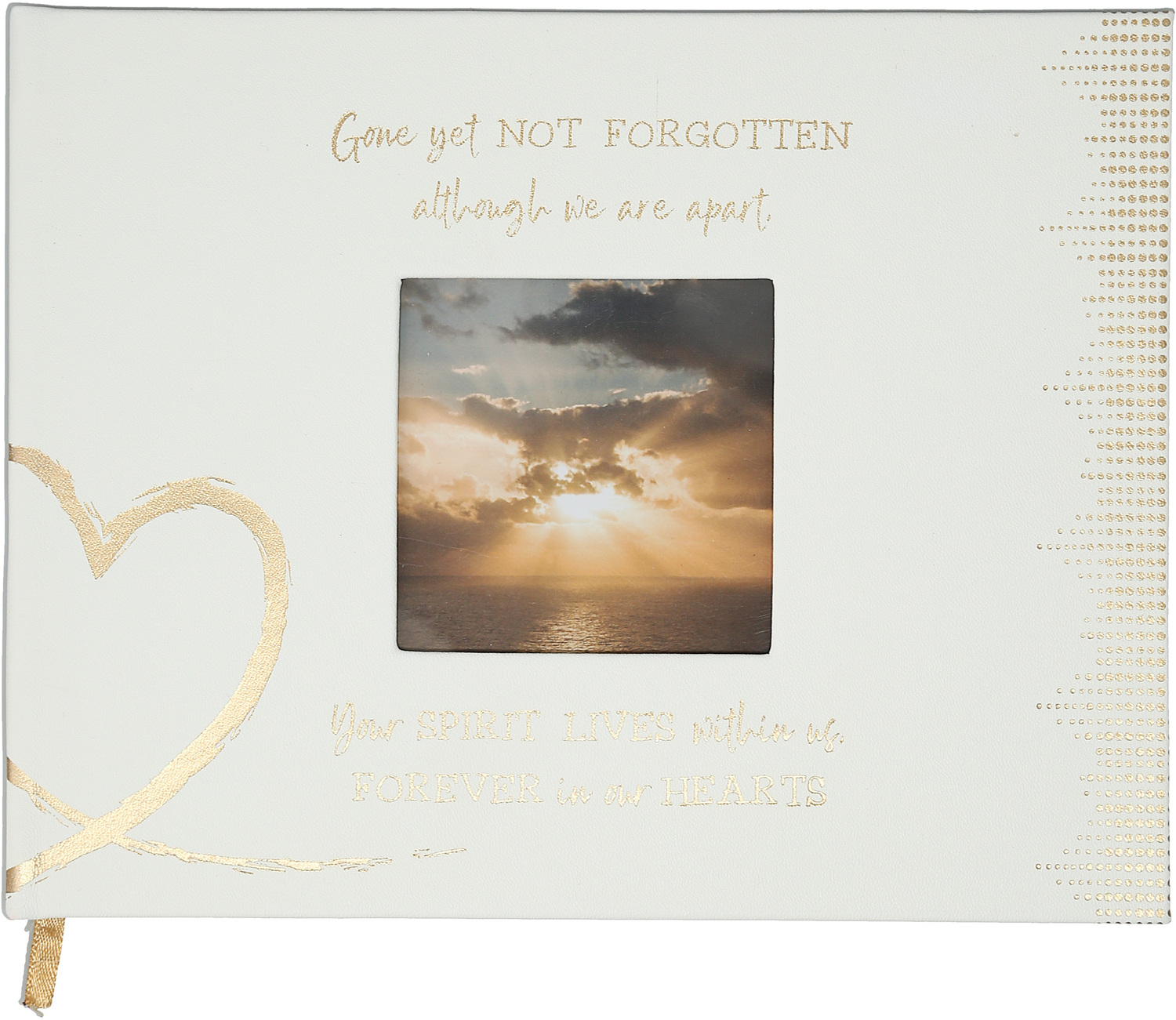 Forever in our Hearts by Forever in our Hearts - Forever in our Hearts - 9" x 7" Memorial Guest Book