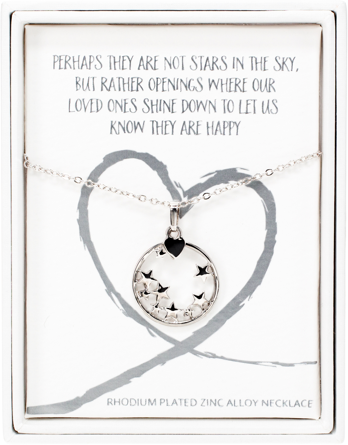 Stars in the Sky by Forever in our Hearts - Stars in the Sky - 16"-18" Star  Memorial  Necklace