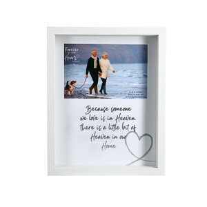 Heaven by Forever in our Hearts - 7.5" x 9.5" Shadow Box Frame
(Holds 6" x 4" Photo)