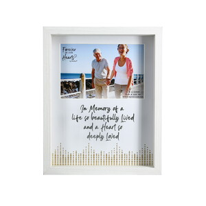 Memory by Forever in our Hearts - 7.5" x 9.5" Shadow Box Frame
(Holds 6" x 4" Photo)