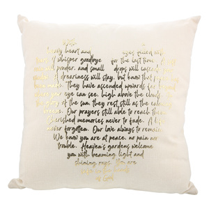 In God's Hands by Forever in our Hearts - 18" Pillow