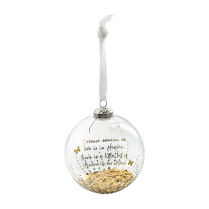 Heaven by Forever in our Hearts - 4" Glass Ornament