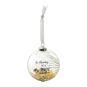 Beloved Grandmother by Forever in our Hearts - 4" Glass Ornament