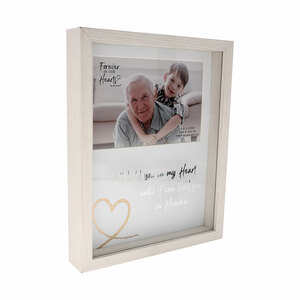 Hold You by Forever in our Hearts - 7.5" x 9.5" Shadow Box Frame (Holds 6" x 4" Photo)