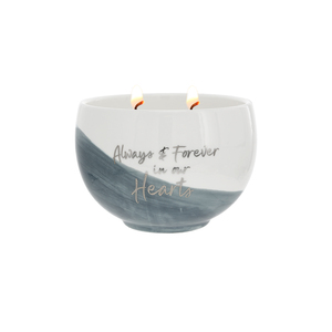 Always & Forever by Forever in our Hearts - 15 oz 100% Soy Wax Candle Scent: Tranquility