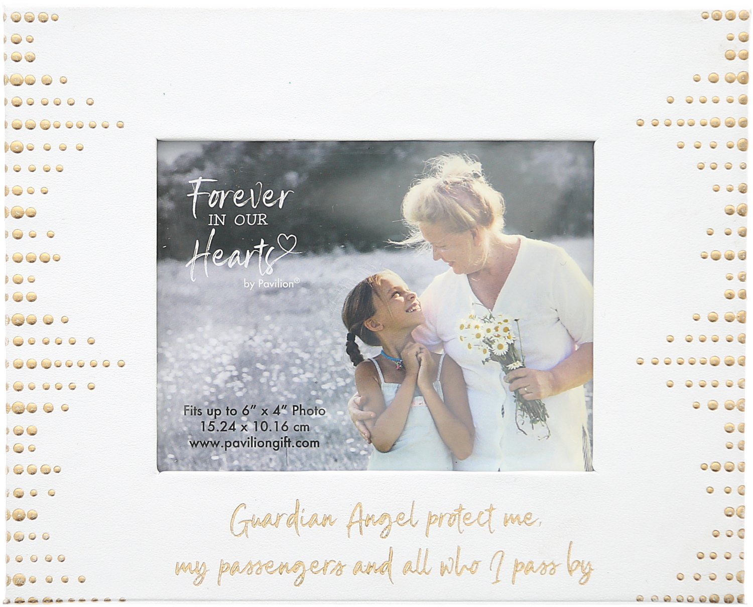 Protect Me by Forever in our Hearts - Protect Me - Visor Memorial Photo Frame (Holds 6" x 4" Photo)