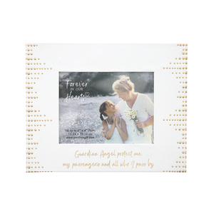 Protect Me by Forever in our Hearts - Visor Memorial Photo Frame (Holds 6" x 4" Photo)
