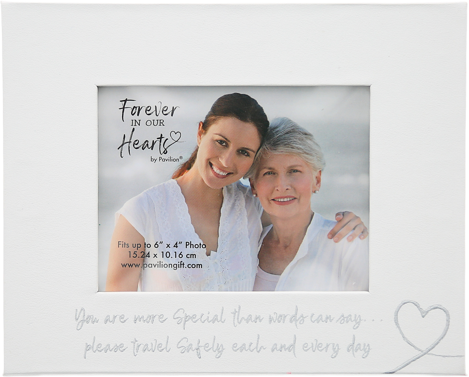 Travel Safely by Forever in our Hearts - Travel Safely - Visor Memorial Photo Frame (Holds 6" x 4" Photo)