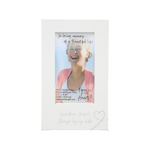 By My Side by Forever in our Hearts - Visor Memorial Photo Frame with Magnet
(Holds a 2.5" x 4.25" Photo or Memorial Card)