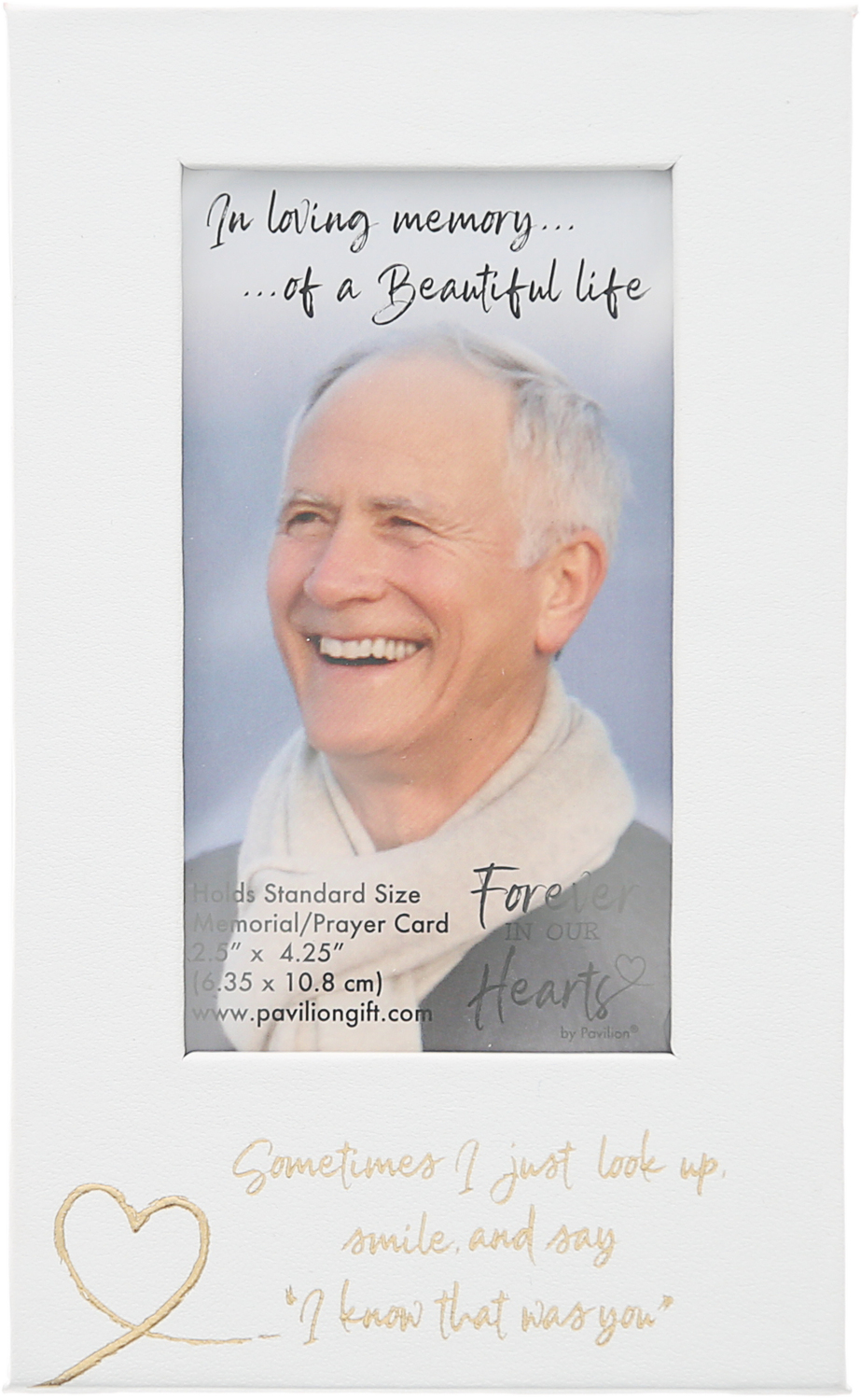That Was You by Forever in our Hearts - That Was You - Visor Memorial Photo Frame with Magnet (Holds 2.5" x 4.25" Photo or Memorial Card)