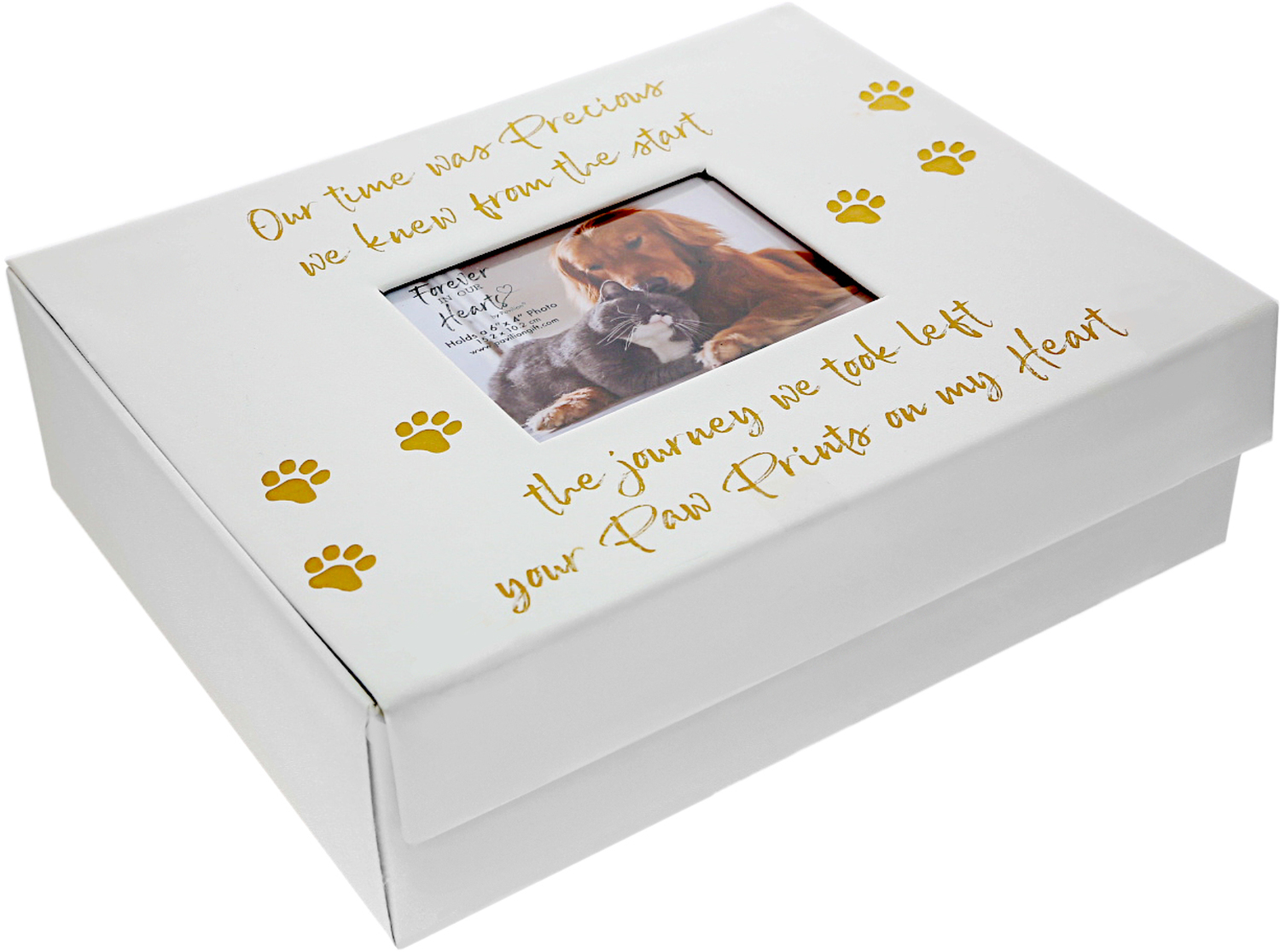 Pawprints On My Heart by Forever in our Hearts - Pawprints On My Heart - 11" x 9" Memory Box