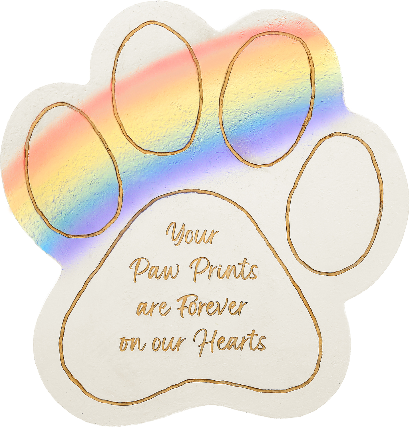 Pawprints by Forever in our Hearts - Pawprints - 11" Pawprint Garden Stone