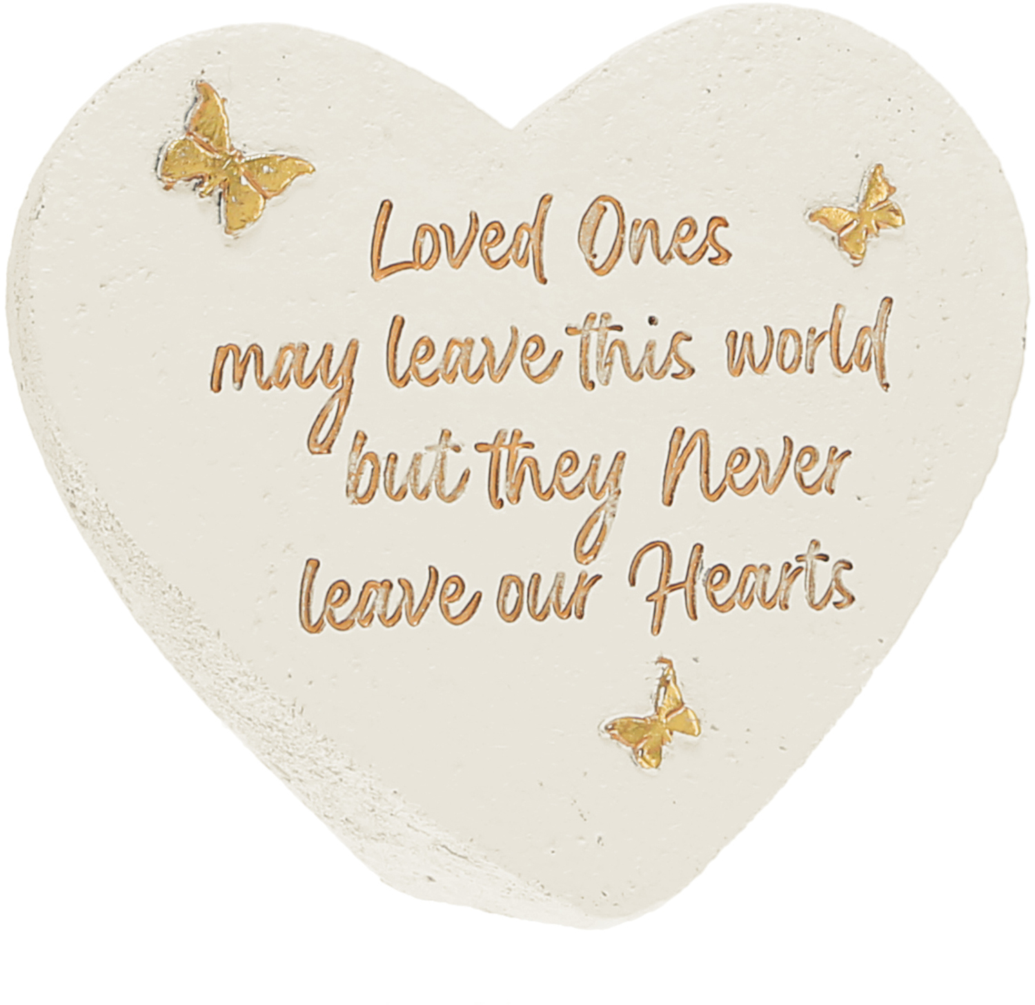 Loved Ones by Forever in our Hearts - Loved Ones - 3.5" x 3" Heart Memorial Stone