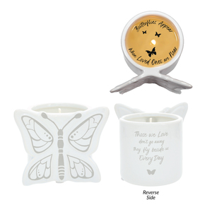 Beside Us by Forever in our Hearts - 8 oz 100% Soy Wax Reveal Butterfly Candle
Scent: Tranquility