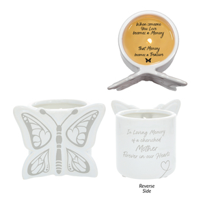 Mother by Forever in our Hearts - 8 oz 100% Soy Wax Reveal Butterfly Candle
Scent: Tranquility