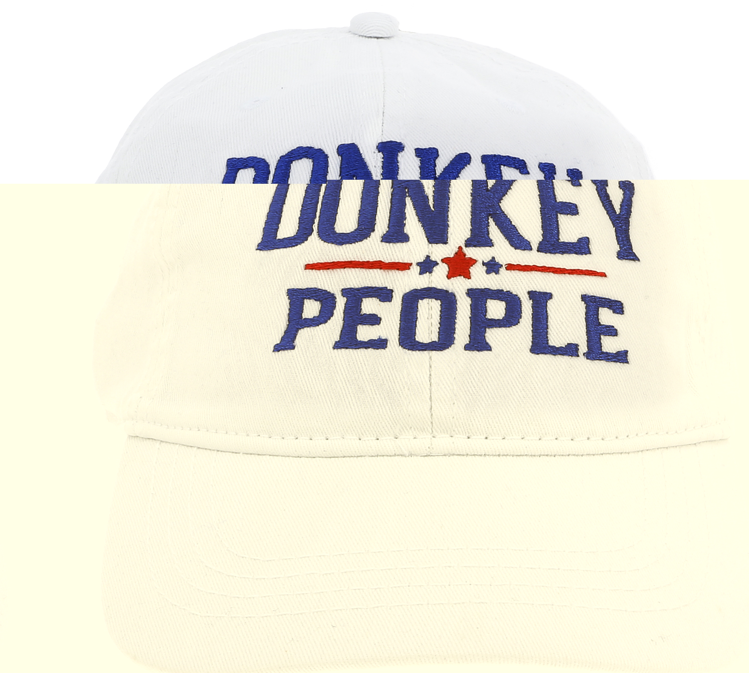 Donkey by Personalization - Donkey - White Adjustable Hat