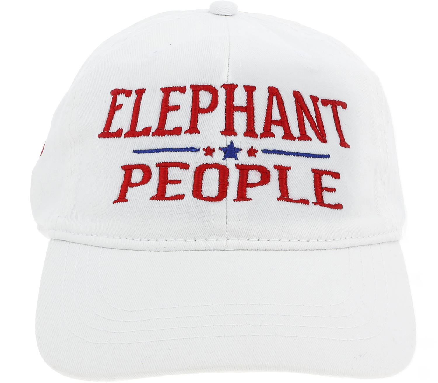 Elephant by Personalization - Elephant - White Adjustable Hat