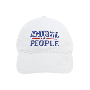 Democratic People by Personalization - White Adjustable Hat