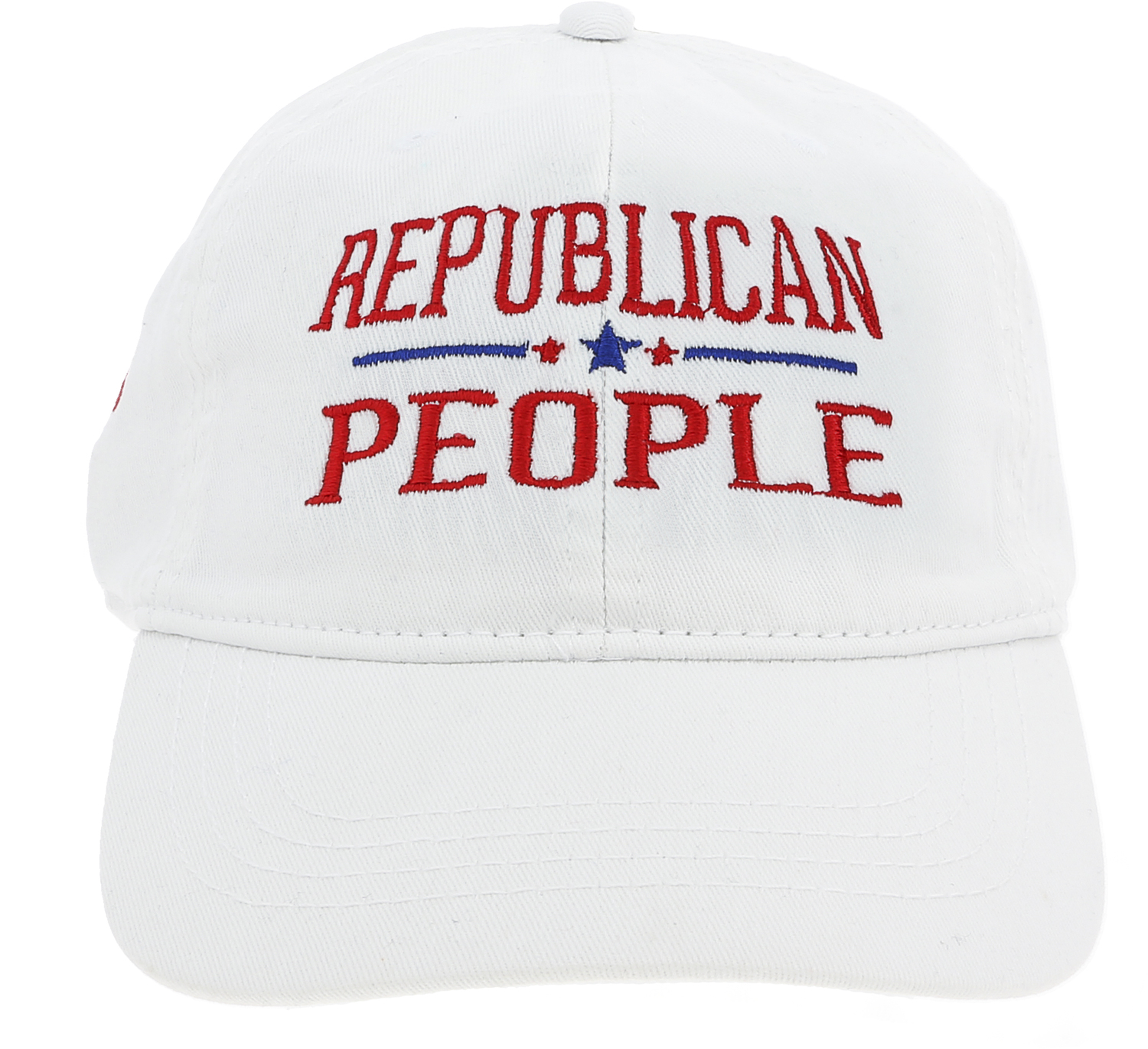 Republican People by Personalization - Republican People - White Adjustable Hat