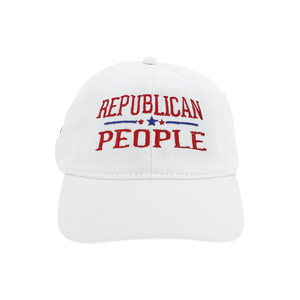 Republican People by Personalization - White Adjustable Hat