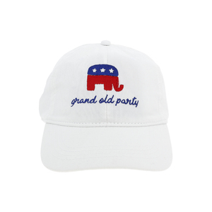 Grand Party by Personalization - White Adjustable Hat