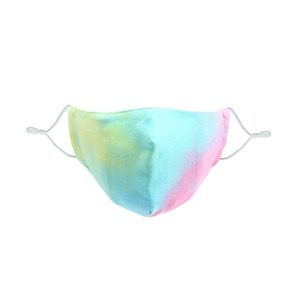 Rainbow Tie Dye by Pavilion Cares - Kid's Reusable 100% Cotton Fabric Mask & PM 2.5 Filter Set