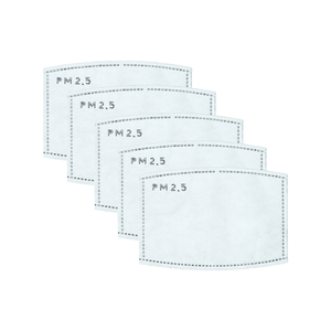 PM 2.5 Filter Set
 by Pavilion Cares - Replacement Filters for Fabric Mask
(Set of 5)