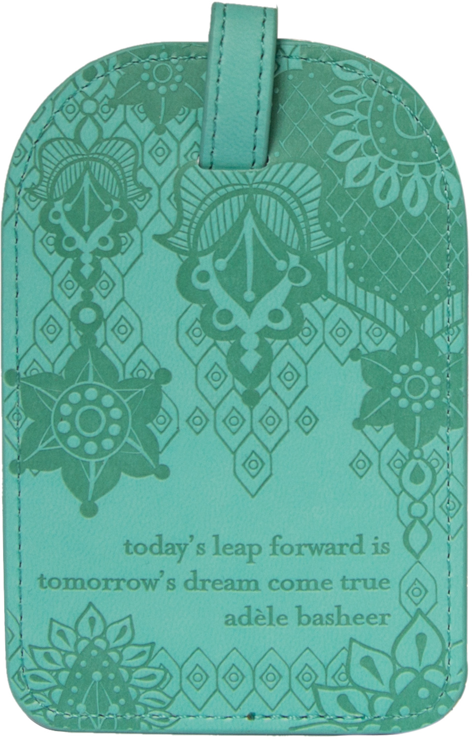 Tahitian Turquoise by Intrinsic - Tahitian Turquoise - Gift Boxed Vegan Leather Luggage Tag