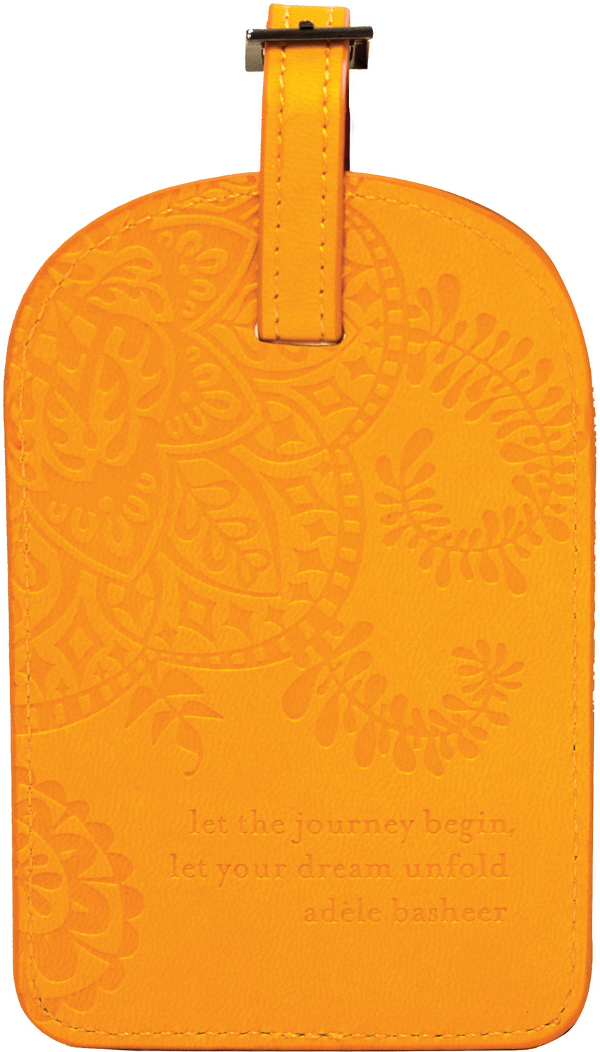 Marigold by Intrinsic - Marigold - Gift Boxed Vegan Leather Luggage Tag