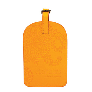 Marigold by Intrinsic - Gift Boxed Vegan Leather Luggage Tag